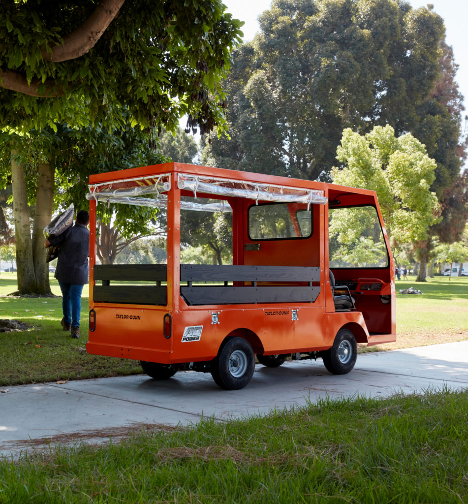 Vinyl enclosure utility vehicle