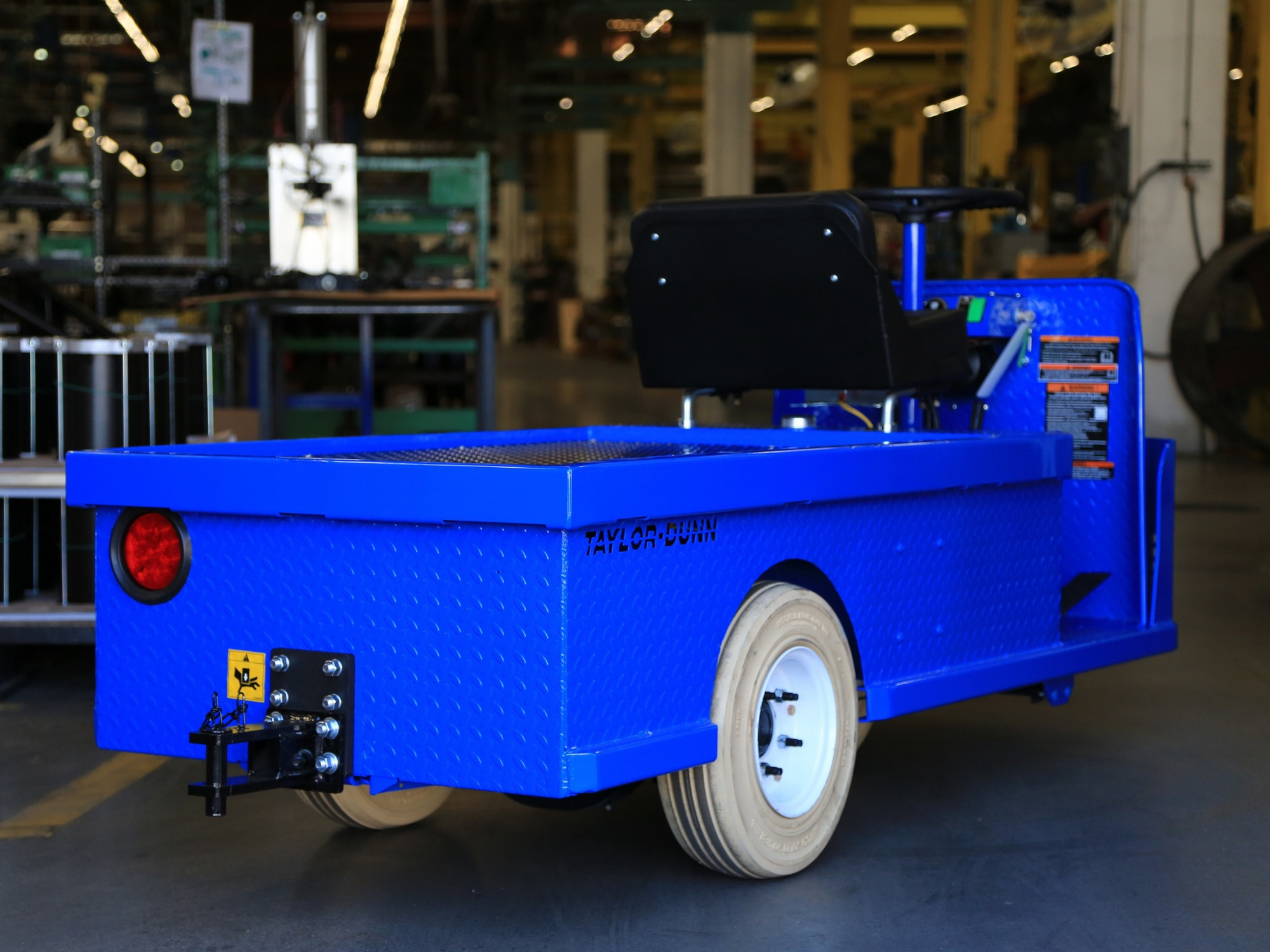 Taylor-Dunn C-432 Utility Vehicle with Factory-Engineered Custom Industrial Vehicle Color and Non-marking Tires