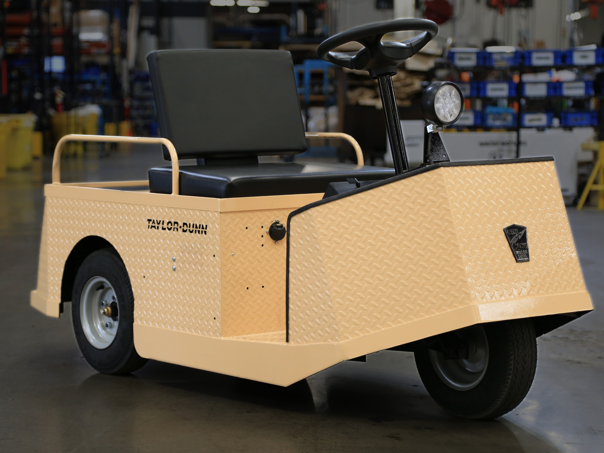 Taylor-Dunn SS-536 Factory Engineered Custom Solution with Custom Color and Light Accessory